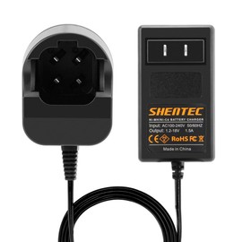 Shentec 4.8V/7.2V Ni-MH and Ni-Cd Charger Compatible with Dremel 755-01 757-01 5000755-01 7700-01 7700-02 7300 Pod Style Battery (Not for 757 Battery)