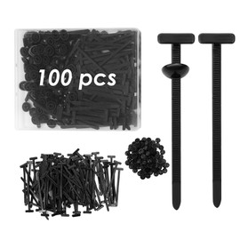 100 Pcs Cable Tie Buckle,Nylon Universal Cable Tie Buckle,Zip Clips For Cars Daily Repair Heavy Duty Automotive Self-Locking