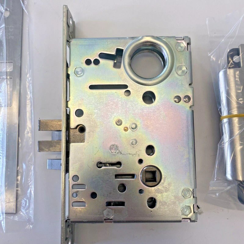 SALTO SATIN STAINLESS STEEL ELECTRONIC MORTISE DEADBOLT LOCK ~ LA1T0570A21IM8