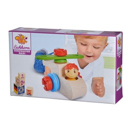 Eichhorn 100039103 - Constructor Maxi Hubschrauber, 9-tlg., Holz-Konstruktions-Set, extra große Bauteile, FSC 100% Zertifiziertes Buchenholz, Made in Germany