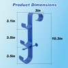 RMBHM Adjustable 3-Hook Pool Pole Hanger – Above Ground Pool