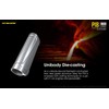 Value Bundle: NITECORE P18 Unibody Die-cast Futuristic Tactical Flashlight -