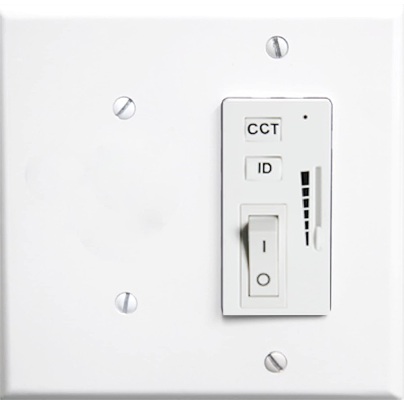 Wall Mount AC Power-Operation Controller 2.4G RF Combined Dimmer, CCT
