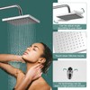 Polish Chrome Exposed Shower System 2 Functional Bathroom Shower Set