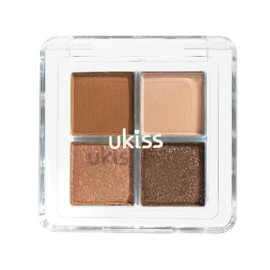 ukiss Cat Mini Eye Color #005 Maomi Sherry 4 Colors Eyeshadow Palette Mini Shadow Coral Pink Matte High Color Chinese Makeup