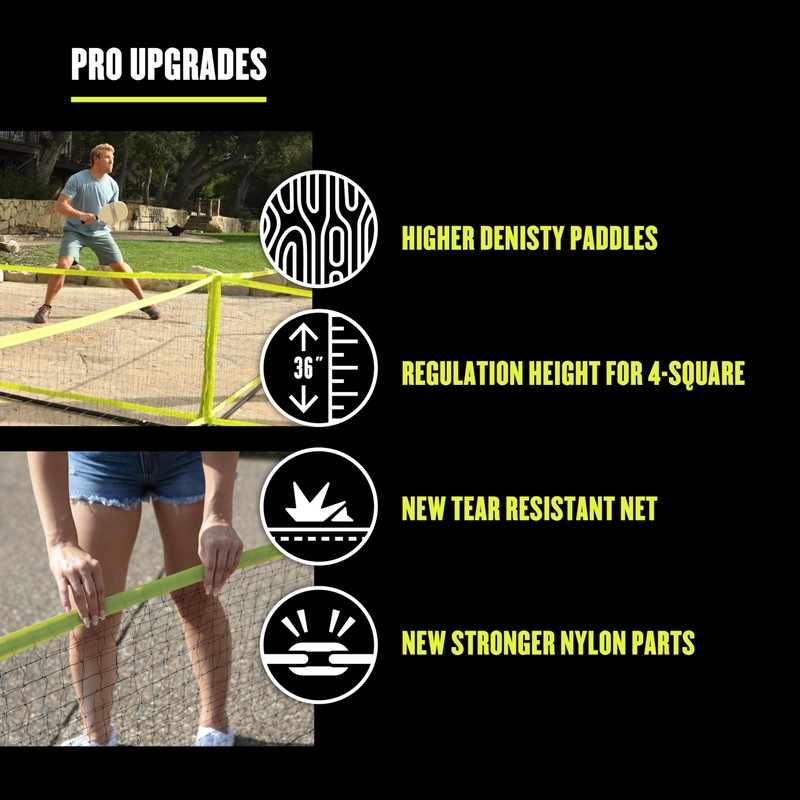 Triumph 4 Square Pickleball Pro 2-in-1 Set