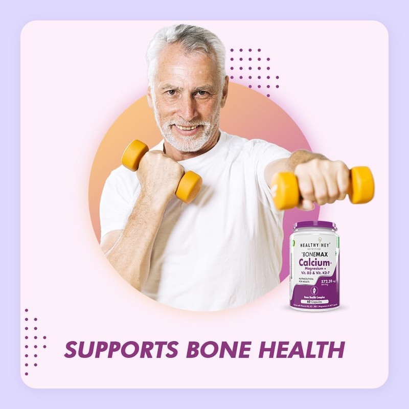 Vegan Calcium with Magnesium, Vitamin D3 & Vitamin K2-