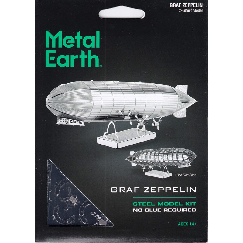 Fascinations MMS063 Metal Earth Metallbausätze - Luftschiff GRAF Zeppelin, lasergeschnittener