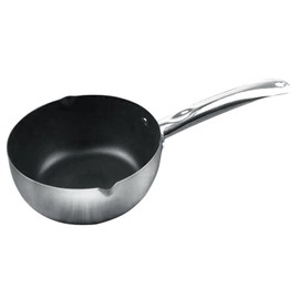 Stainless Steel Nonstick Saucepan Sauce Pan Traditional Japanese Saucepan Small Cooking Pot with Pour Spouts 22cm