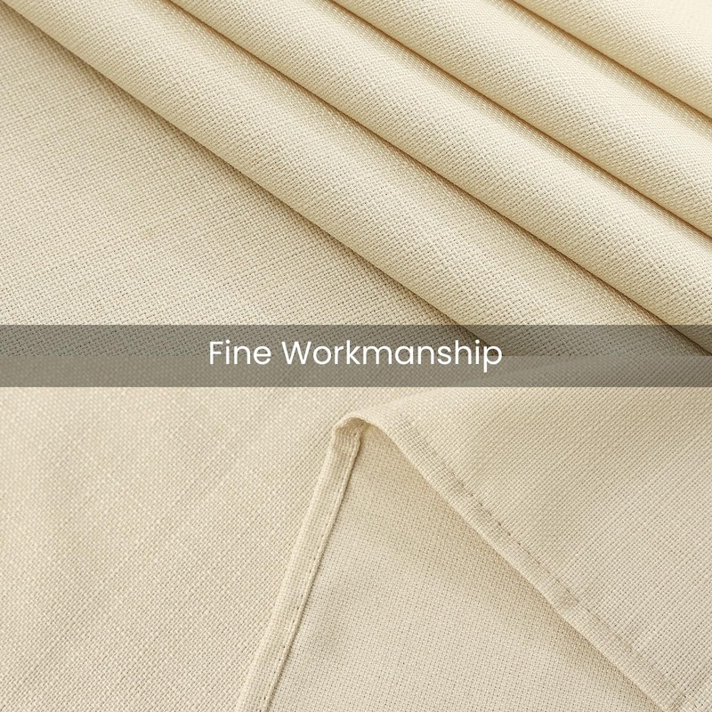 smiry Linen Table Cloth Rectangle 140x200 cm Wipe Clean Tablecloth