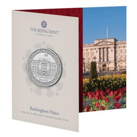 CrawleyCoins 2024 Buckingham Palace UK £5 Briliant Uncirculated Coin in Mint Sealed Pack …