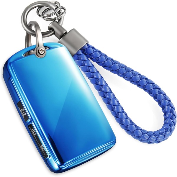 Coverforkey for MZD Key Fob Cover with Upgraded Anti-Lost Metal