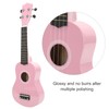 21 Inch Ukulele Set Glossy Bright Soft String Orchestral Instrument