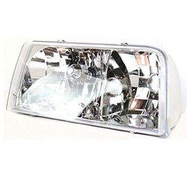 FITRITE AUTO PARTS New Front Right Side Headlight Assembly For 1998-2011 Ford Crown Victoria, with Headlight Bulb Without Park Light Bulb FO2503200 4W7Z13008B