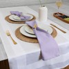 Blue Needles Lavender Cloth Napkins - 100% Cotton Set of