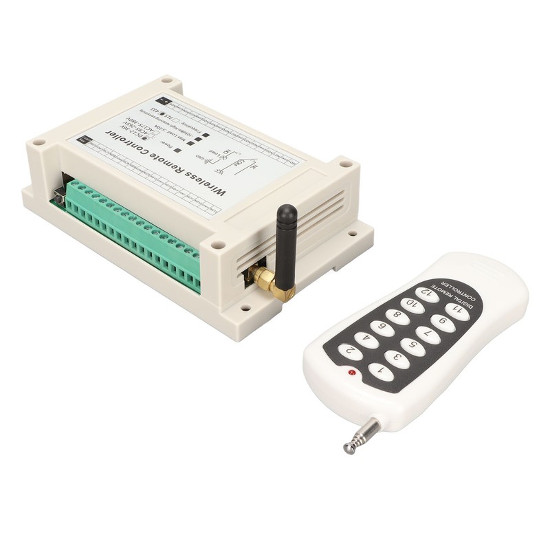 Wireless Remote Control System 12 Channel RF 10A Relay Receiver