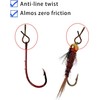 Eupheng Quick Change Fly Fishing Snaps Stainless Steel, Fishing swivels,