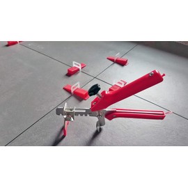 KG KACHEL GOTT Tile Levelling System, Pliers, Pull Tabs, Separately or as a Set, 1 mm, 1.5 mm, 2 mm, 2.5 mm, 3 mm, Freely Selectable Quantity, Massive Range of Options, 1 Pair of Levelling Pliers