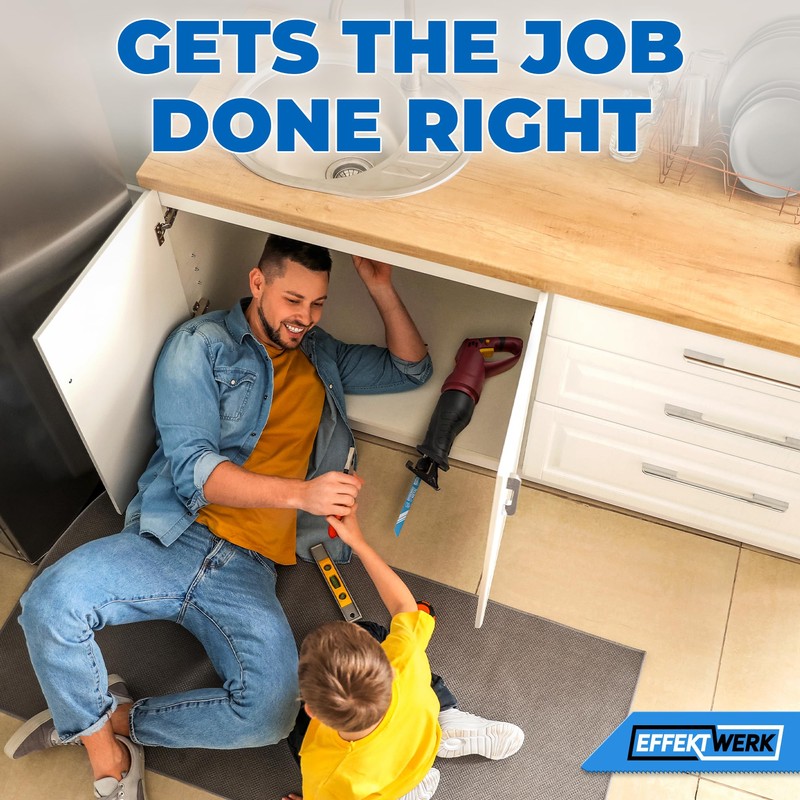 EffektWerk Reciprocating Saw Blade Set - 10 Pieces - High