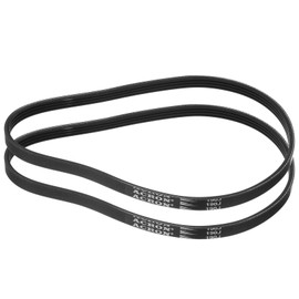 uxcell 2pcs 190J4 Poly V Belt, 4 Ribs PJ V-Ribbed Belt 19" L x 0.37" W x 0.14" T, EPDM Poly V Belt, Multi Wedge Micro V Serpentine Belt