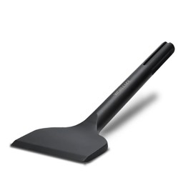 WOBLLMX 1.5" x 9.8" SDS Max Wide Cranked Angled Bent Tile Chisel for Tile Grout Thinset Removal Tool (Black)