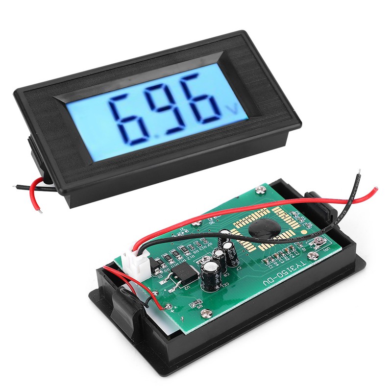 DDH-30L LCD Digital Display DC Voltmeter Voltage Meter DC7.5V-19.99V