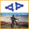 Partuto 14mm Blue Aluminum Alloy Racing Motorcycle Rider CNC Fork