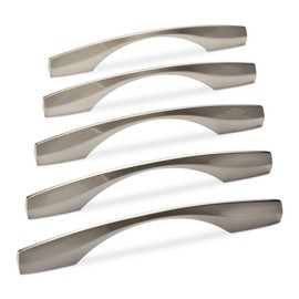 Junker Design SW53 BA Furniture Handles 128 mm / 160 mm Stainless Steel Look Pack of 10