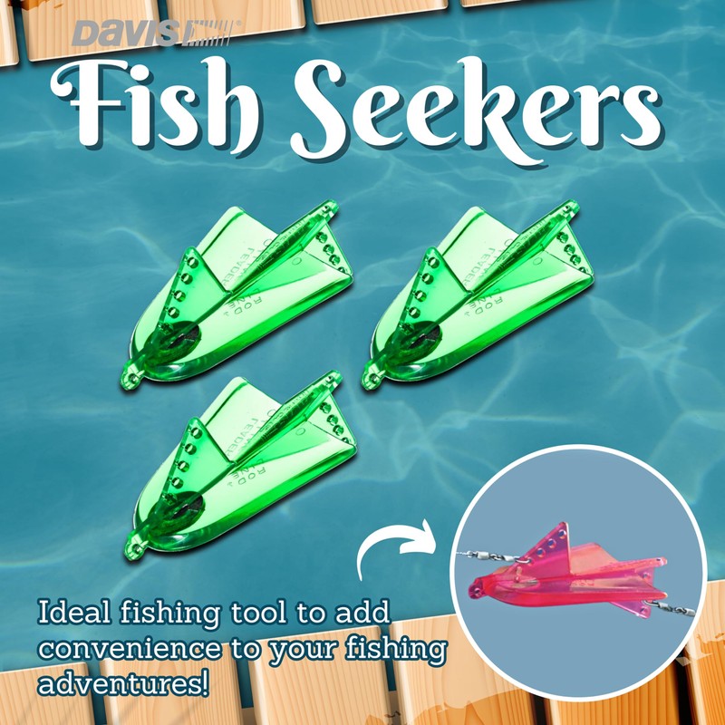 Davis Instruments Fish Seeker Set, Chartreuse