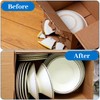 Meyeyaia 120pcs Thick Felt Plate Dividers,3 Sizes Round China Dish
