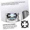 Ciieeo 3pcs Pot Stands Gas Stove Racks for Coffee Pots