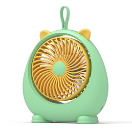 Cat Ear Desk Fan for Student Two Levels Adjustable Large Air Volume Silent Portable Table Fan for Outdoor