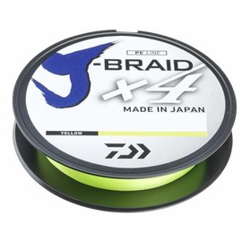 Daiwa J-Braid X4 135m Yellow 0.13mm