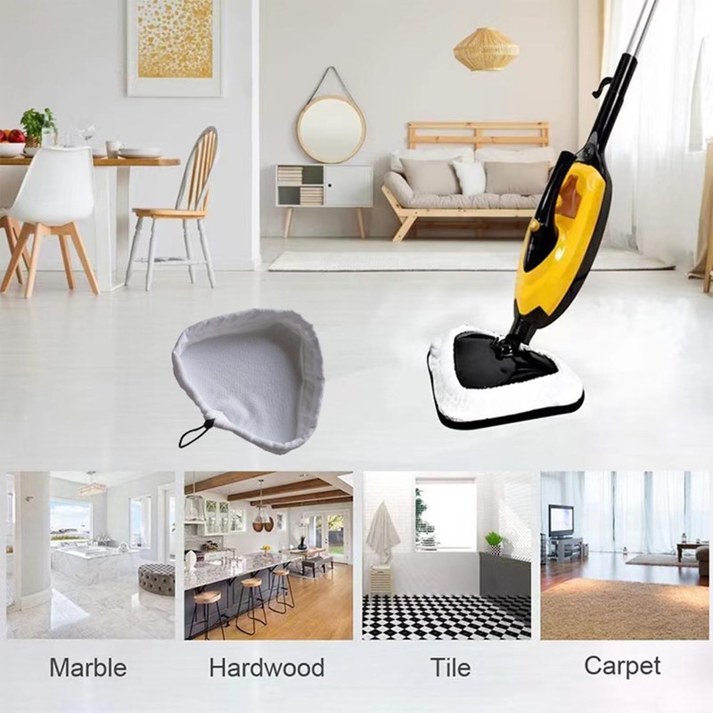 HENWUBEI 5Pcs Microfiber Mops Pad Mopping Cloth Replacement for H20