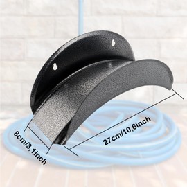 LDXDRU Pack of 2 Hose Holder Wall, Hose Holder for Garden Hoses, Garden Hose Holder Wall, Hose Hanger, Car Hose Cord Hanger, Metal Garden Hose Shelf Hose Holder