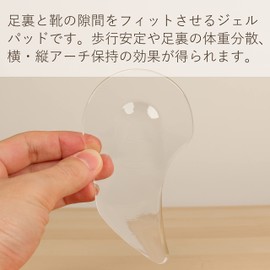 Columbus Fatigue Relief Pad, Foot Support, Women's, Clear, Free, clear