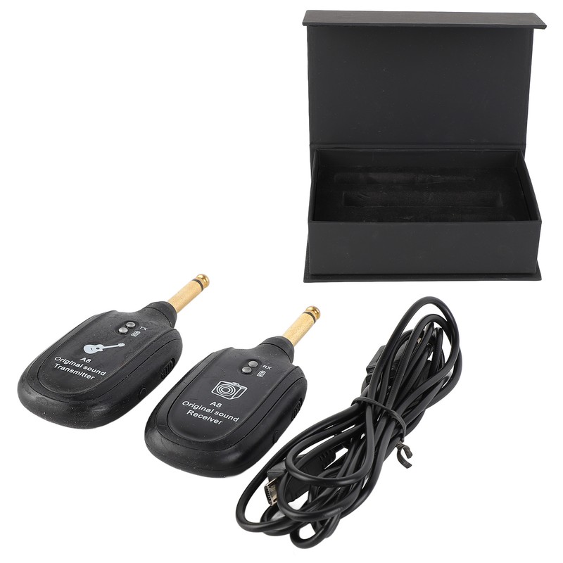 Wireless Guitar System Receiver Transmitter Audio Transmission System Accessory Set