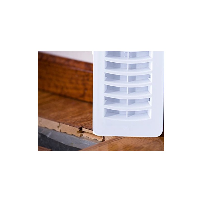 Plastic Floor Register - 3 x 10 inch - White