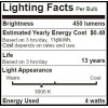 Bioluz LED T10 Dimmable LED Filament Bulb 4W (40W Equivalent)