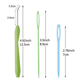 4 Sets Knitting Loom Hooks, Crochet Hook Set with 8 Pieces Needles for Knifty Knitters 。