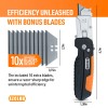 EZCLUB 2 in 1 Multifunction Folding Utility Knife Scraper Tool