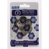 PME Stainless Steel Flower Cutters, Set of 3,Silver,6 x 1.2