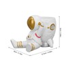 Astronaut Pencil Pen Cup Synthetic Resin Spaceman Figurine Desk Pen