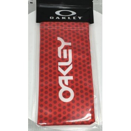 Oakley Grips Red Sunglasses Microbag Cleaning & Storage Spellout Pouch