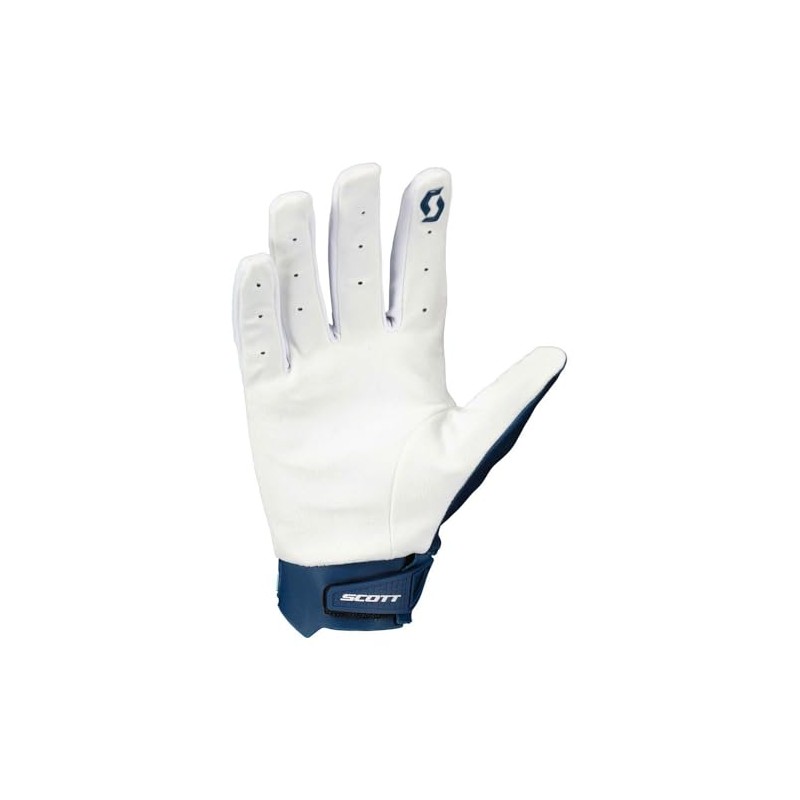 Scott Evo Dirt MX Motocross DH Cycling Gloves Blue/White 2024:
