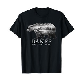 Banff National Park Bear Mountains Forest T-Shirt