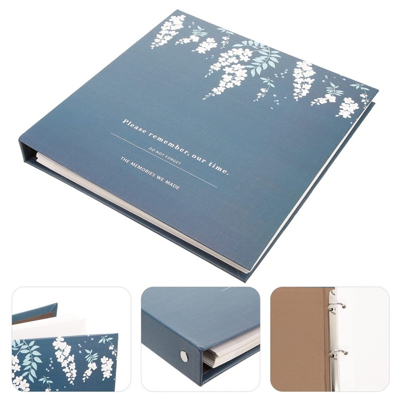 Alipis Dried Flower Storage Scrapbook Loose Leaf Album Leaf Embossing