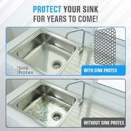 Silicone Sink Protectors for Kitchen Sink – 2 Pack Kitchen Sink Mats for Bottom of Sink – Heat-Resistant, Dishwasher-Safe Sink Grid – Non-Slip Sink Accessories, Flexible Sink Protector Mat – Gray