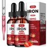 dilib (2 Pack) Liquid Iron Supplement for Women & Men