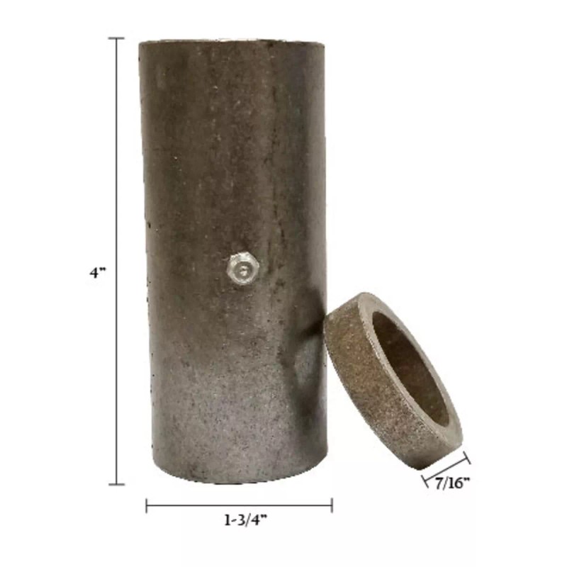 Spring Creek 4" x 1 3/4" Pipe Hinge Sleeve for
